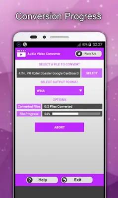 Audio Video Converter android App screenshot 1