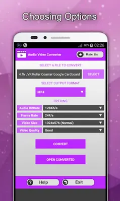 Audio Video Converter android App screenshot 4